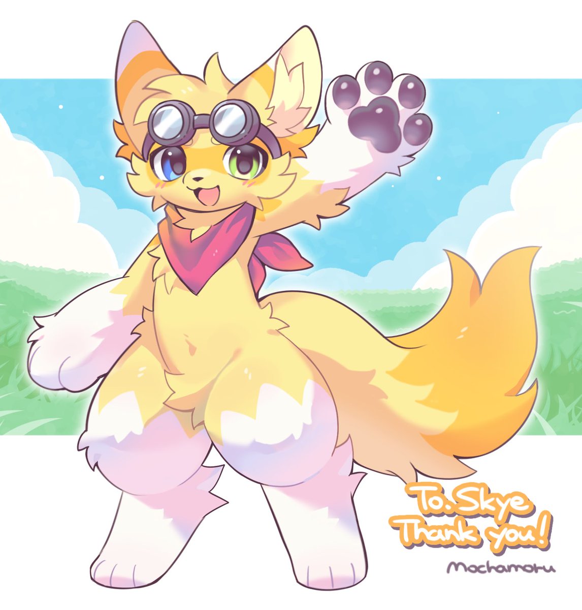 #skeb
リクエストありがとうございました！🦊☀️