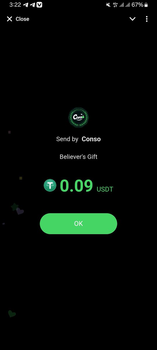#ConsoCoinBox@conso_tg
Referral code ZHR048
UID 4893284352
My believer's gift