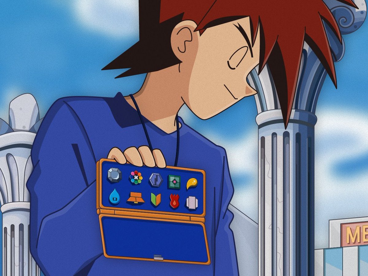 Wish I could quit my job &amp; become a Pokemon master so I could flaunt my gym badges around like this all day