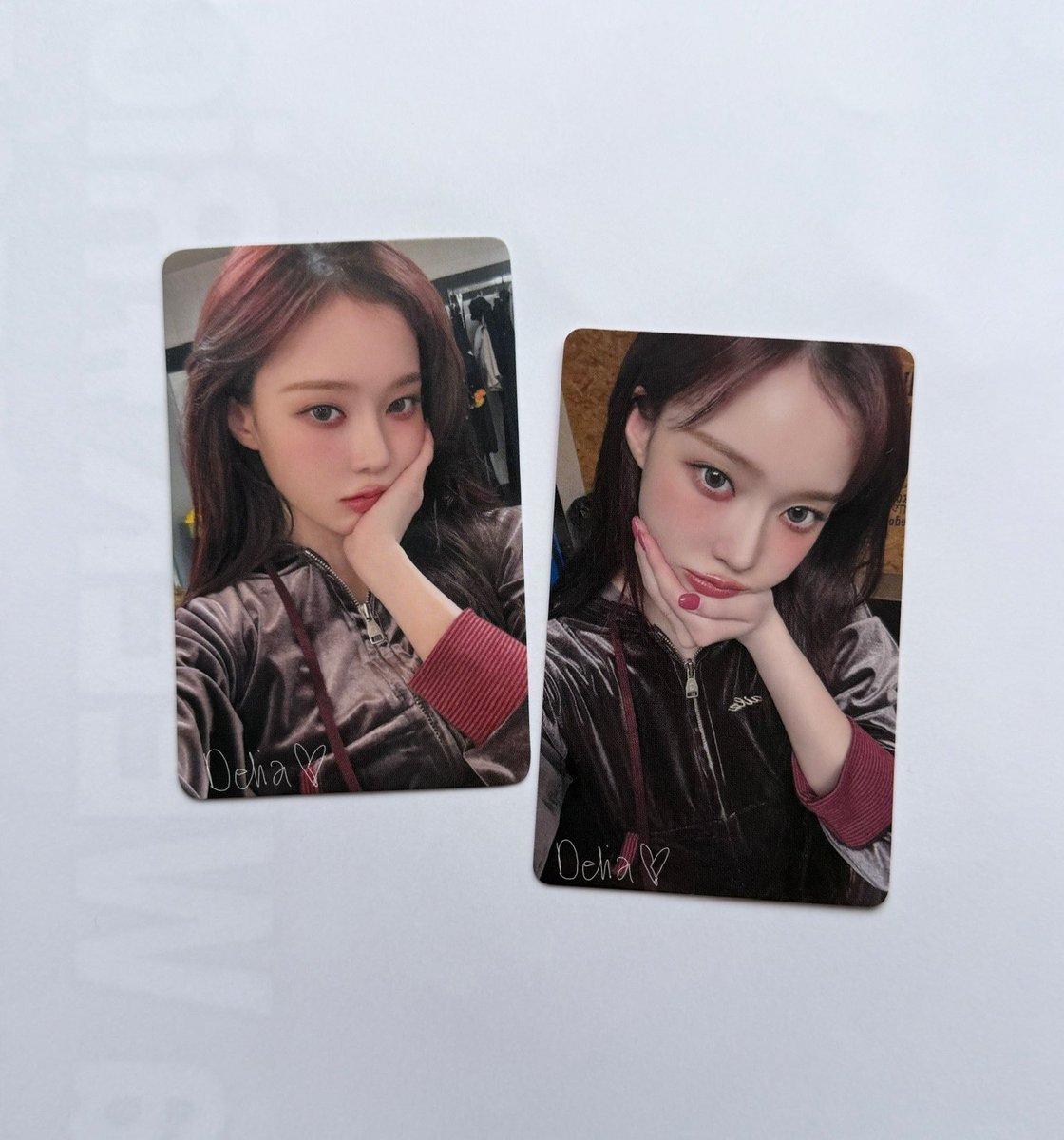 joyminjeong's tweet photo. THE IDOL                       THE PHOTOCARD https://t.co/puQ0BgkZwS