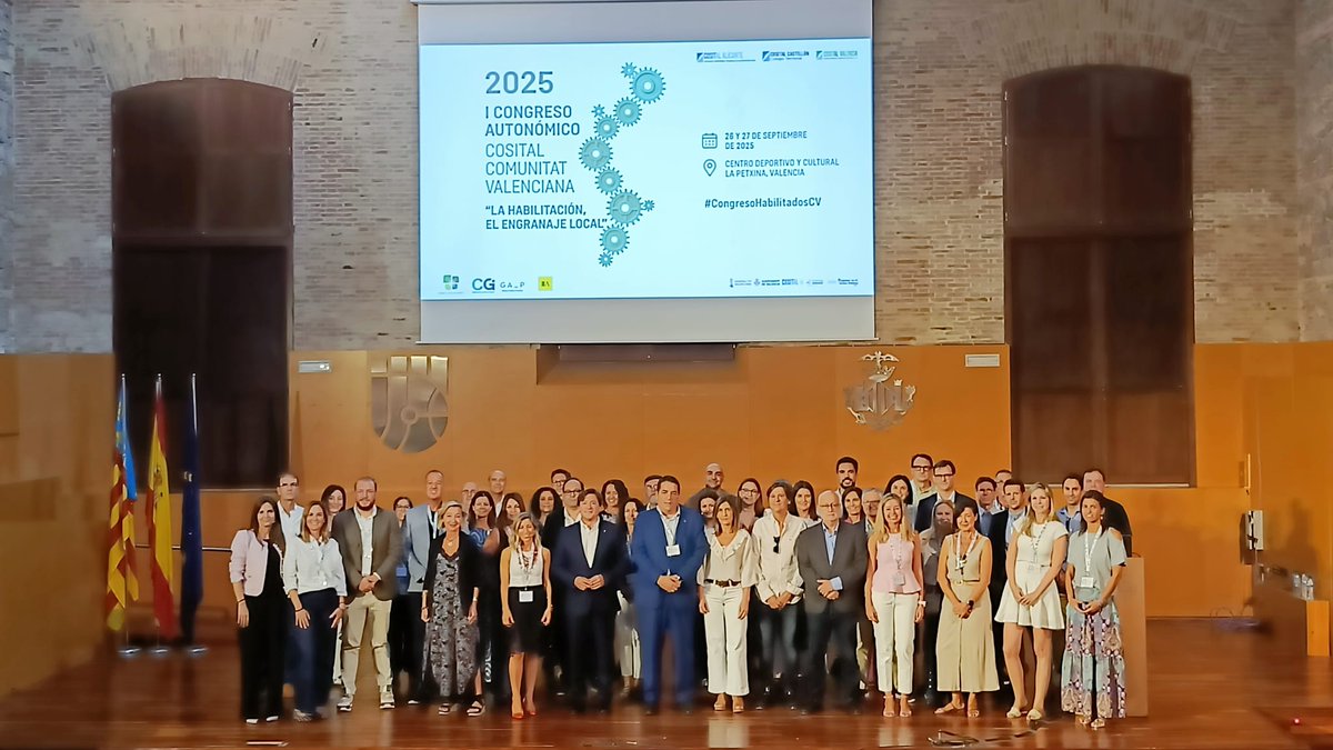 <a href="/vicentemima/">Vicente León Miravet Márquez</a> <a href="/jaimeclemar/">Jaime Clemente Martínez</a> <a href="/UJIuniversitat/">Universitat Jaume I</a> <a href="/ajlavallduixo/">Aj. La Vall d'Uixó</a> <a href="/Pep_Serrano/">José Luis Serrano</a> <a href="/ribarrojaturia/">Ajuntament Riba-roja de Tùria (NO OFICIAL)</a> <a href="/A_Picassent/">Ajuntament de Picassent</a> <a href="/Avtpal/">Técnicos Personal CV</a> <a href="/AjuntamentVLC/">Ajuntament València</a> <a href="/nuevadmon/">Víctor Almonacid</a> <a href="/AjuntAlzira/">Ajuntament Alzira</a> <a href="/JARF2020/">Jose Antonio Redorat Fresquet</a> <a href="/generalitat/">Generalitat</a> <a href="/MariaEsFa/">Maria Escamilla</a> 🎉Muchísimas gracias a todos los #FHN que habéis formado parte del I #CongresoHabilitadosCV. Vosotros y vosotras sois parte del engranaje que hace funcionar la administración pública 🏛️