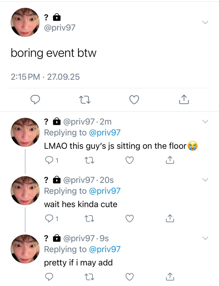 tksdelight's tweet image. #taekookau wherein rookie actor Taehyung benefits from attending events for exposure even if he isn’t fond of doing so.

Jungkook, a popular singer, spots him sitting down on the ground at a party, intrigued.