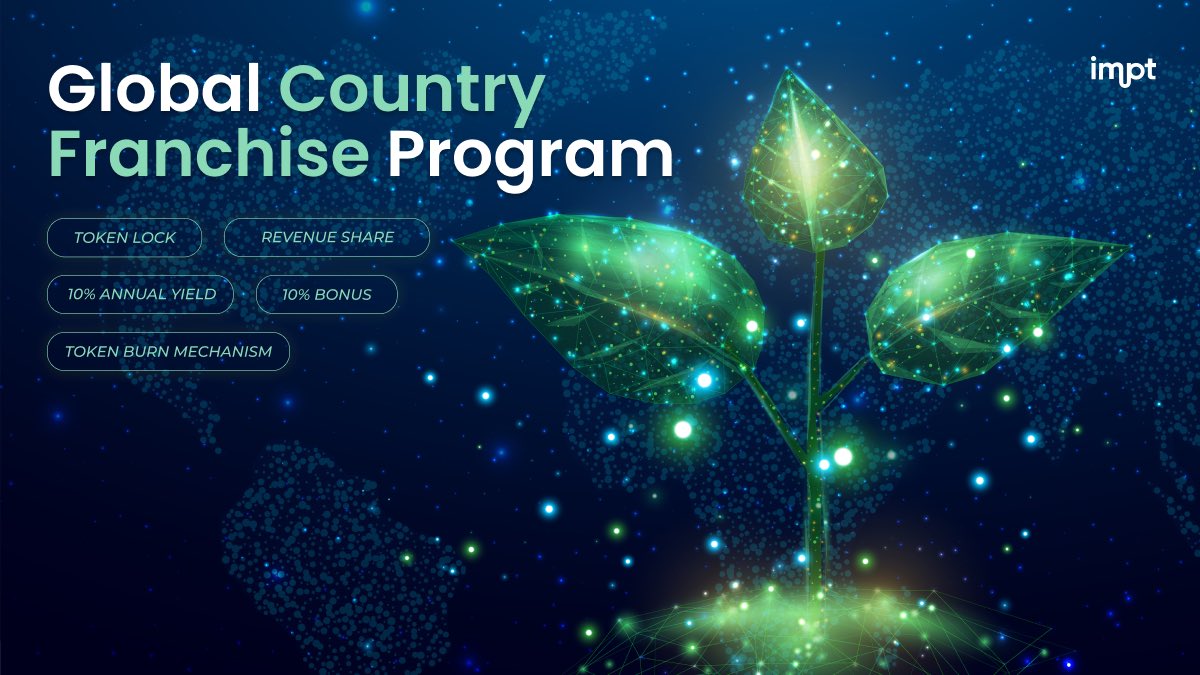 IMPT_token's tweet image. Owning your country&apos;s eco-commerce franchise = next level flex.
More info ➝ IMPT.io
#GreenEconomy #Ecocommerce #Web3