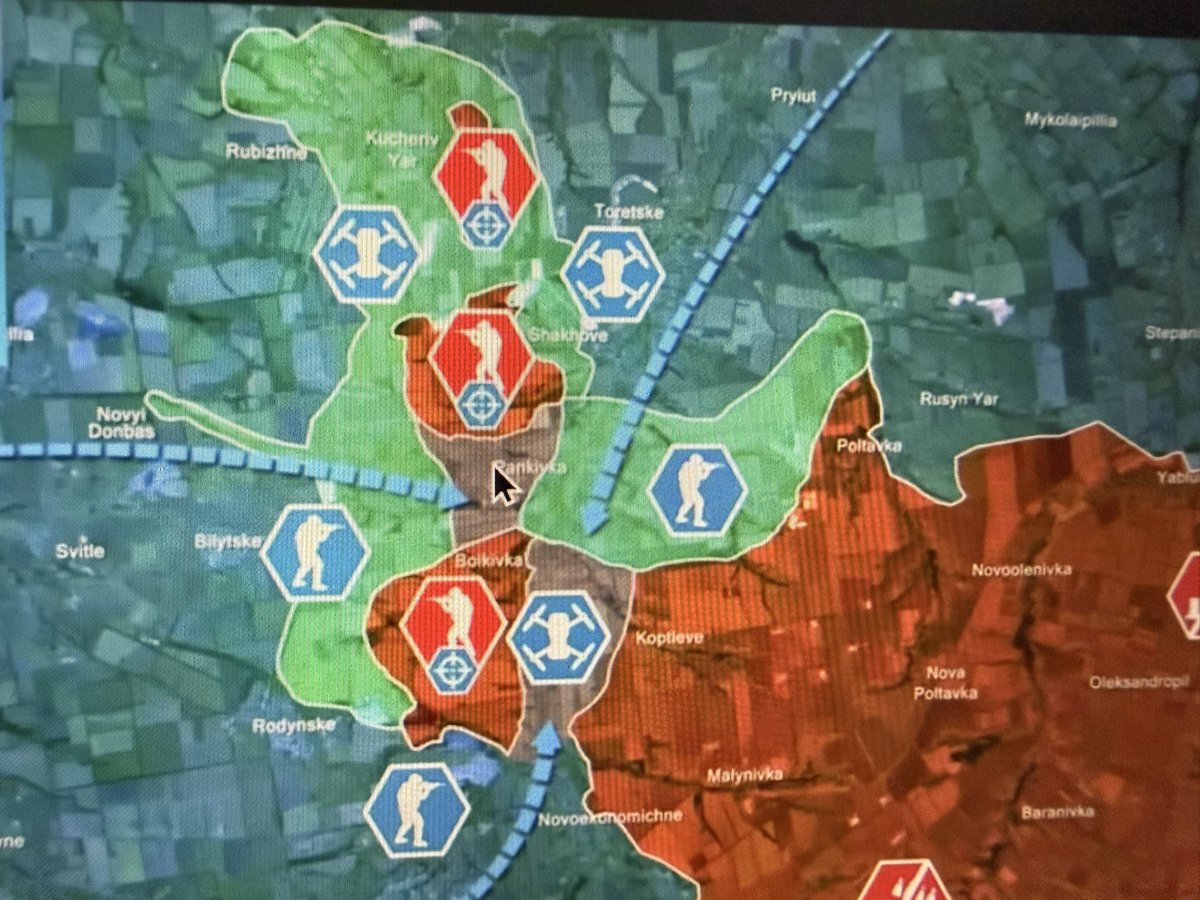 SargisChilinga1's tweet image. 🚨 UKRAINIAN FRONTLINE UPDATE 🚨
The Russians, those vodka-soaked assholes, are totally surrounded by our badass Ukrainian forces! Tanks wrecked, morale in the shitter, and the only move left? Surrender, you pricks, before we turn you into french fries. Slava Ukraini! 🇺🇦💥…