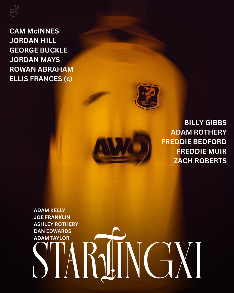 ramsey_town's tweet photo. ππππ ππππ π₯
Cam in net π₯
Ellis with the armband πͺπΌ
Roberts makes his first startβ‘οΈ
30β mins till kick off @WarboysTownFC
#COYR | #WARRAM π https://t.co/tJ6IHDFk6h