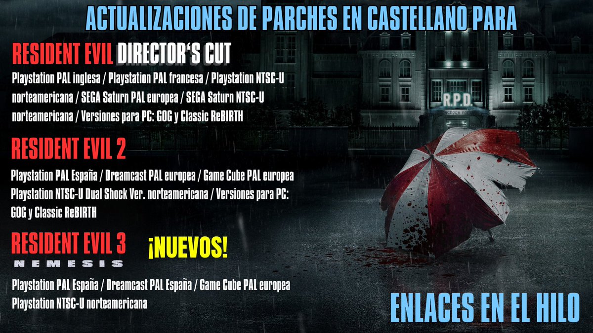 RESIDENT EVIL CASTELLANO tweet media