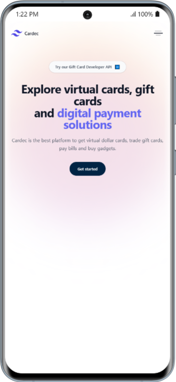 danielrichdev's tweet image. Day 01 of building Cardec: Nailed the nav links, dropdown, and hero section! 🔗💥

Dropdown: Smooth, responsive with JS magic.
Hero: &quot;Unlock Digital Assets&quot; headline + animated CTA.

Gift cards + crypto + virtual $$ incoming! Who&apos;s hyped? #FinTech #Crypto #WebDev #Cardec