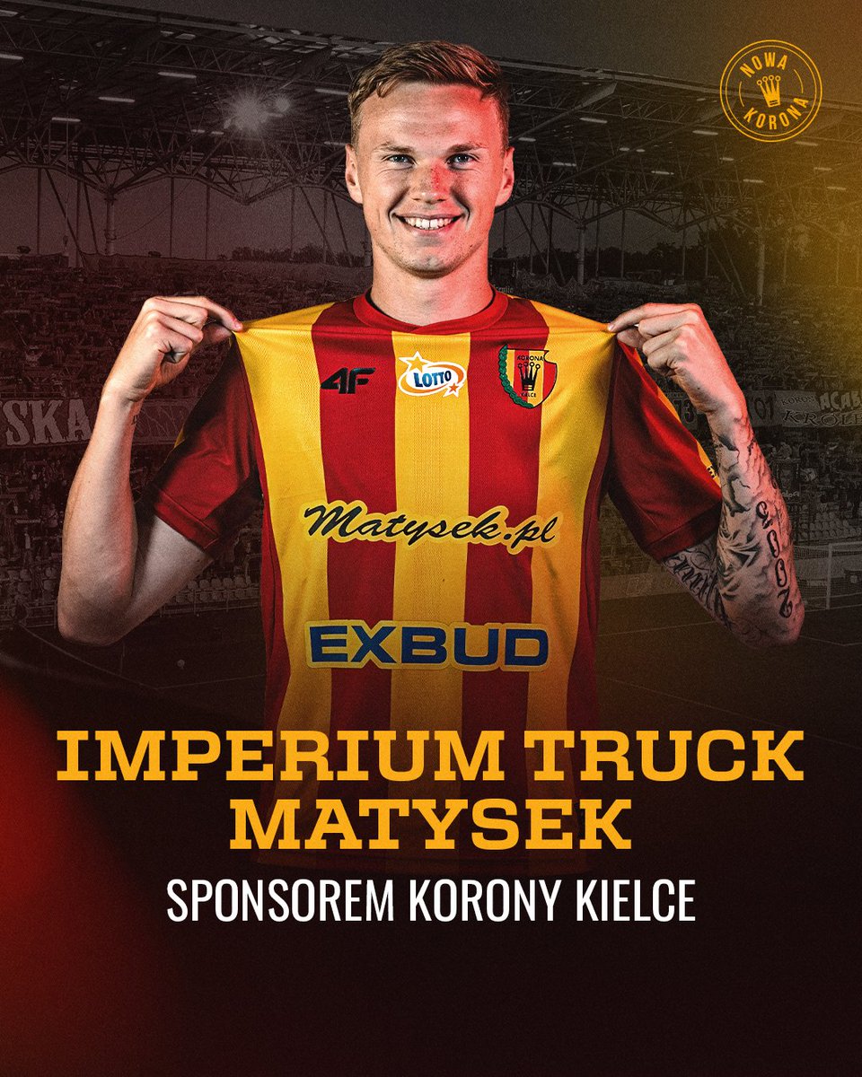 📣 Firma Imperium Truck Matysek nowym Sponsorem Korony Kielce! 🟡🔴

📑 Więcej szczegółów 👉 bit.ly/3IuHgbl