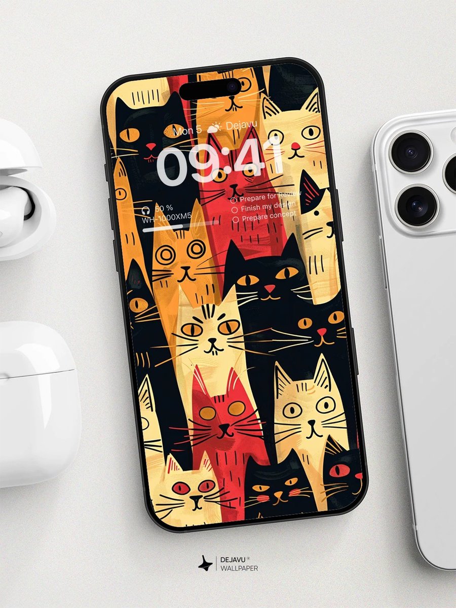 choo31578467's tweet image. A forest of eyes, each one a different kind of quiet.
Some watch. Some wait. All are aware.

Share with someone who’d get it.
catart #felinevibes #whimsical #popart #illustration #wallpaper #dejavuwallpaper #colorful #moodboard #digitalart