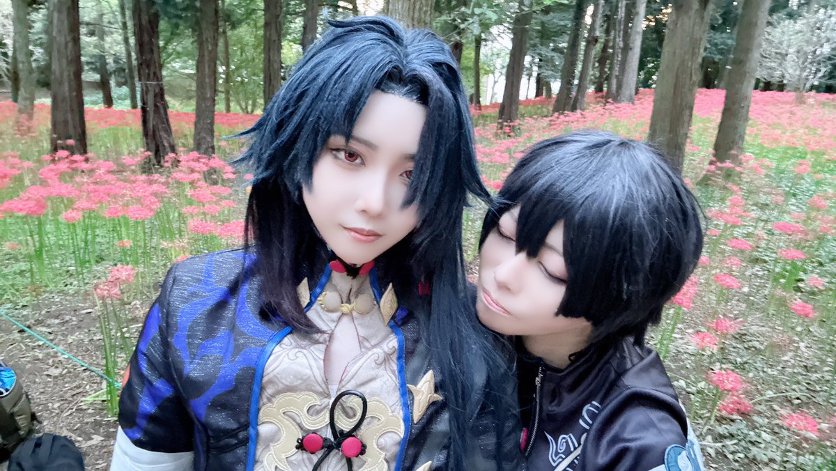 念願の彼岸花じんたん！！これで四季のじんたんおーふー全て撮れた感謝🙏次は蓮