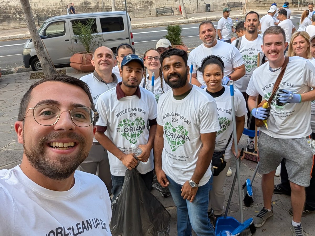 JamesAaronEllul's tweet photo. Action speaks louder.

As Deputy Mayor, I rolled up my sleeves and joined a community clean-up. Residents, the Police, even the Excelsior Hotel team pitched in. 💪

When you show up, others do too. That’s how change starts. 🌍✨

#Community #Floriana #Teamwork https://t.co/pAfQgkmaHN