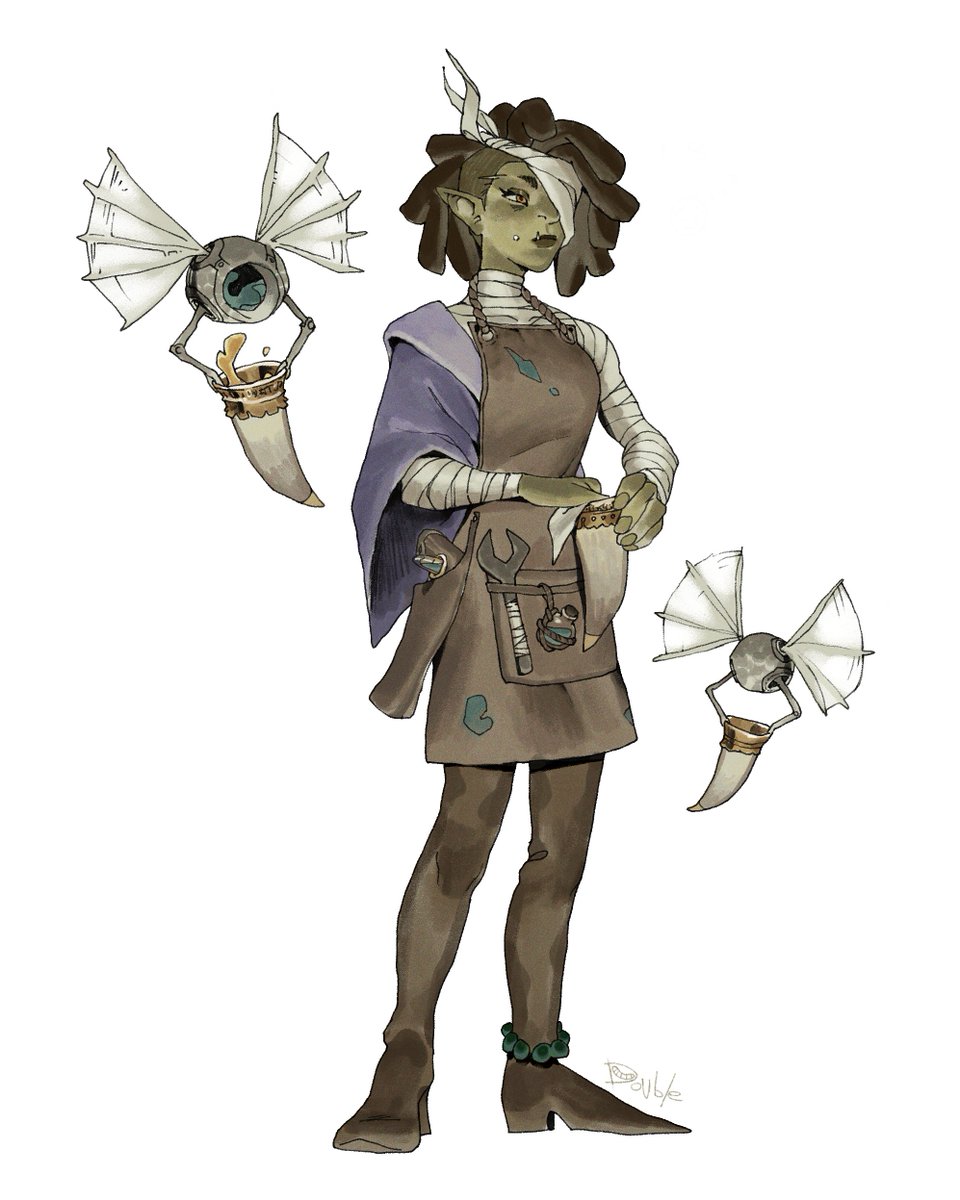 Barista tinkerer. Original character by toffyfy_ (instagram)