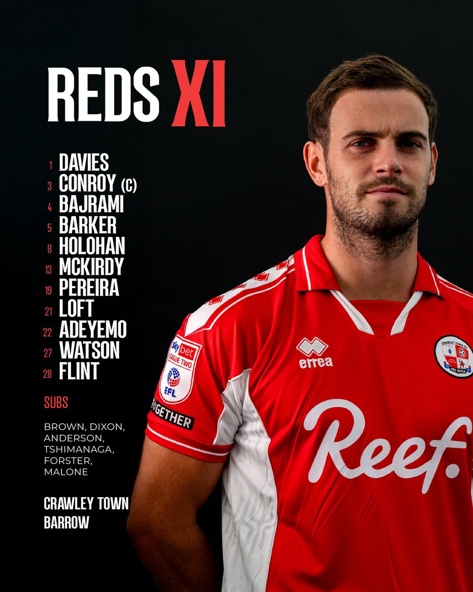 📜 Manager Scott Lindsey makes several changes from last week's visit to Notts County👇

#TownTeamTogether🔴