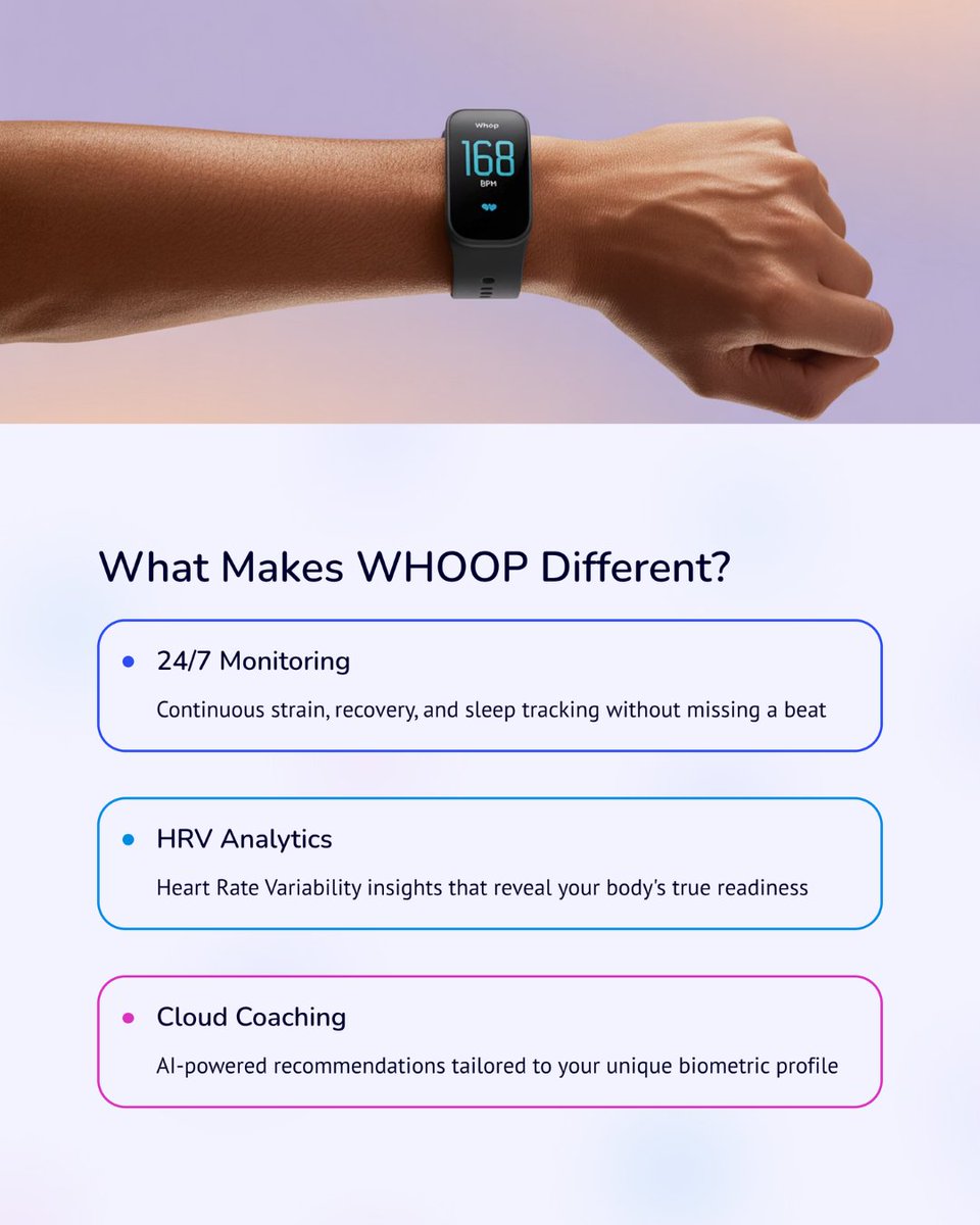 spedtecheu's tweet image. WHOOP Strap (Biometric Wearable)
for more info: whoop.com
.
.
.
#spedtech #FutureCoach #EU #WHOOP #coaches #sport