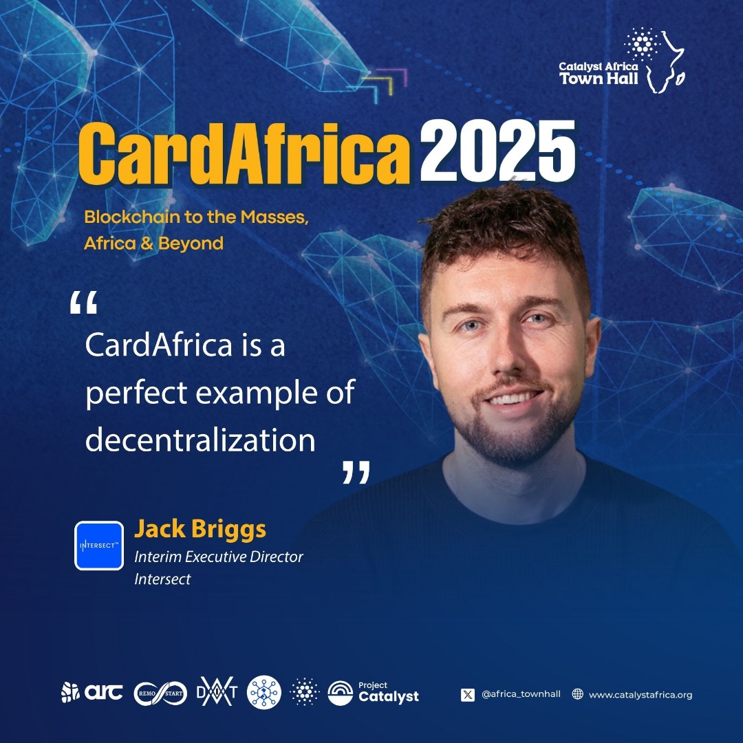 africa_townhall's tweet image. &quot;CardAfrica2025 is a perfect example of decentralization&quot; - @JBriggsLondon