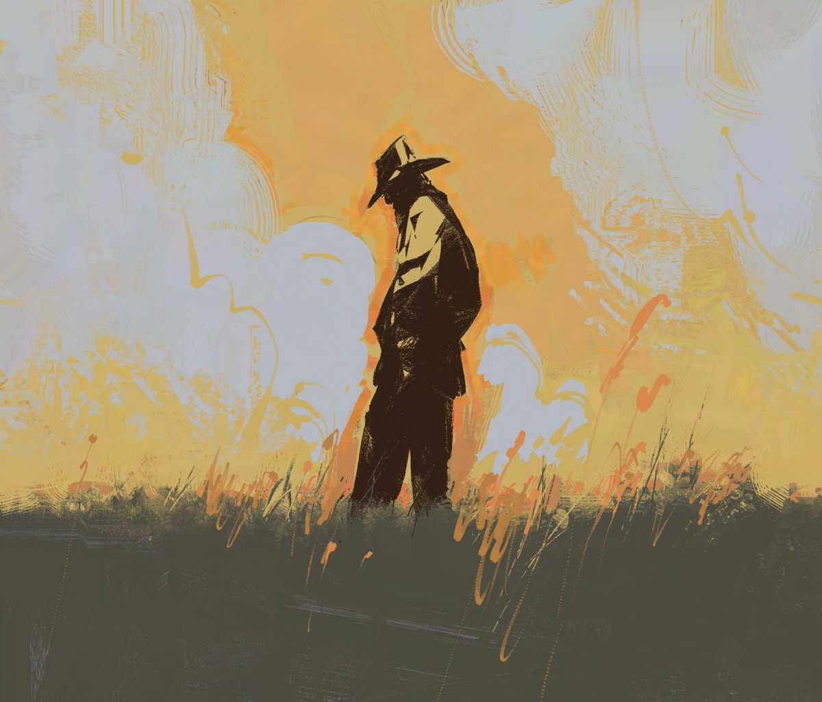 Started watching 1883 and had to sketch something