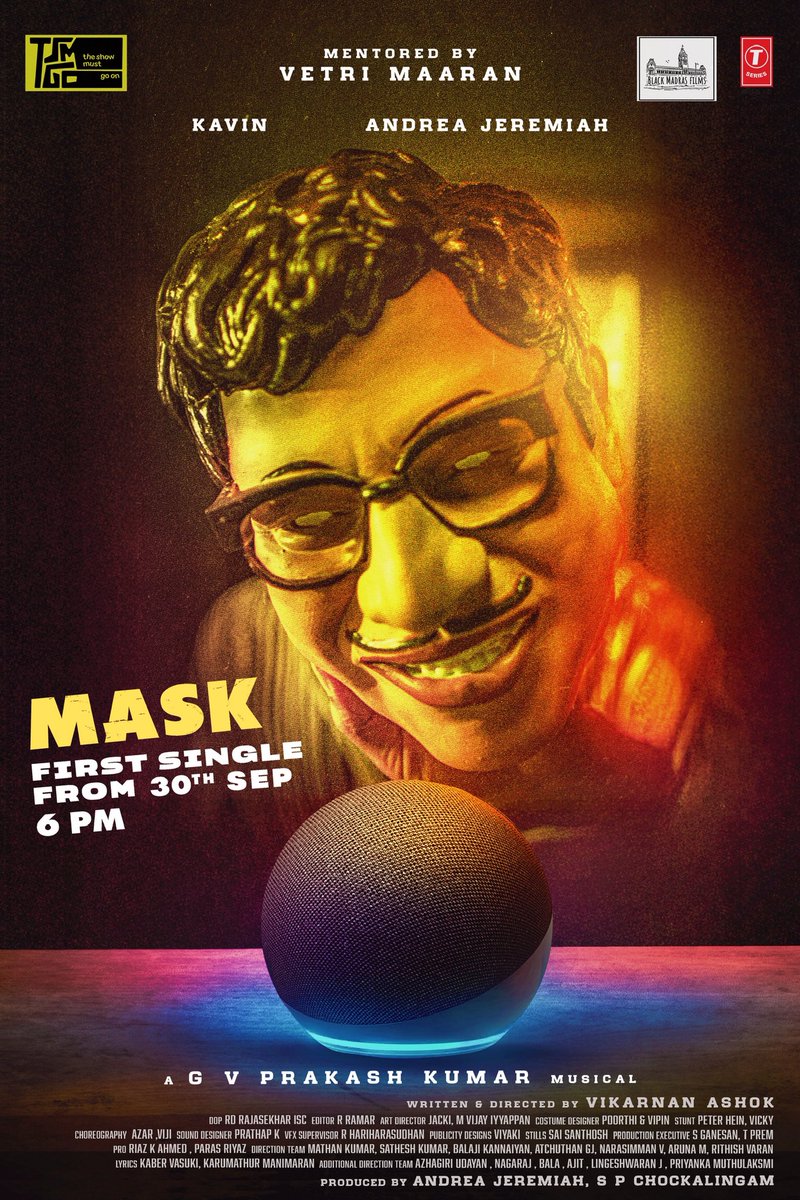 Kavin_m_0431's tweet image. &quot;Alexa, play a GV Prakash song&quot;

#Mask