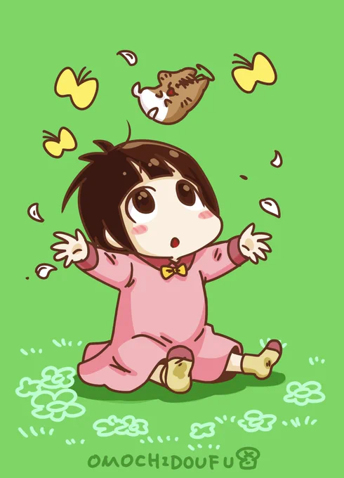 #一次創作祭り秋の陣2025 オリキャラひなみちゃんを中心に、ほのぼのイラストを描いております どうぞお見知りおきを(*'-`)ノシ #ひなみちゃんイラスト #ジャンガリアンハムスター