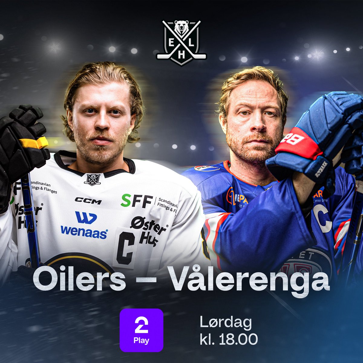 Hockeyfeber i DNB Arena i kveld 🔥 Jeg og <a href="/ErikFollestad/">Erik Follestad</a> åpner studio 18.00. Martin Strandfeldt og Tore Christiansen kommer innom i build up.

Pucken droppes 18.30! #2hockey