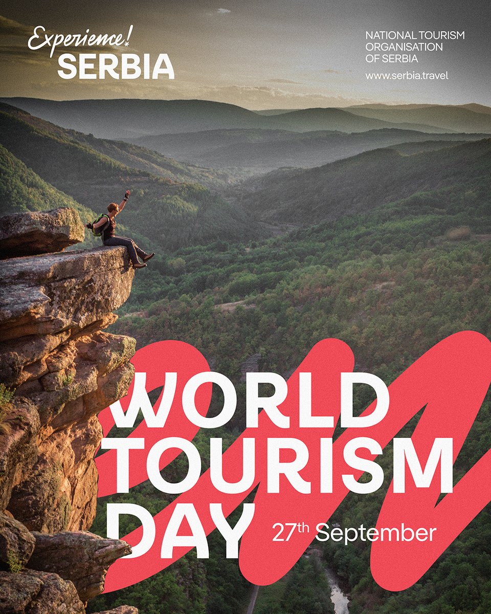 Happy World Tourism Day! 🌍

To all who carry within them a love for travel, exploration, and discovering new beauties we wish countless new destinations and unforgettable memories on every journey they take.

Experience Serbia – a country that inspires travel!