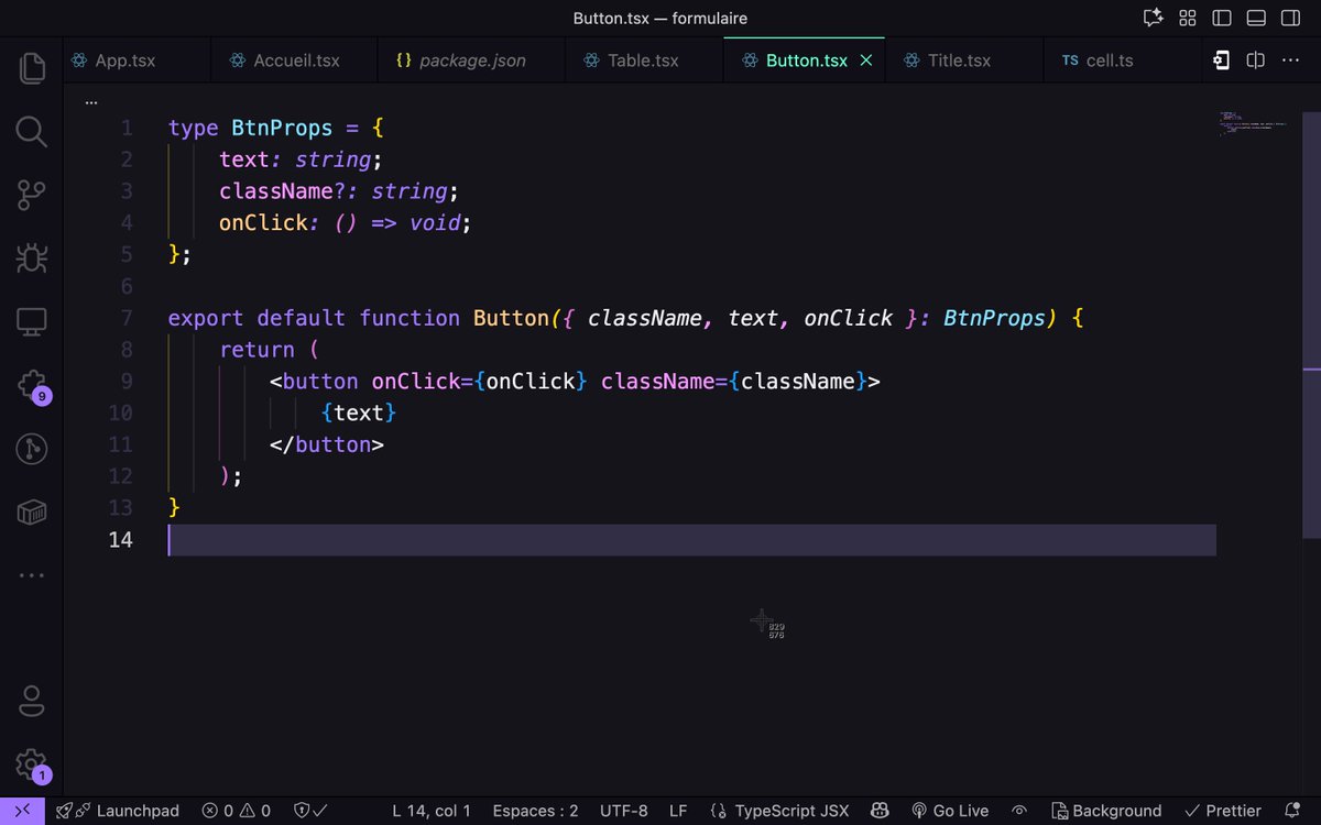 MissGaye98's tweet image. ✨ Aujourd’hui petite victoire : j’ai réussi à typer mes props en TypeScript 
Team débutante mais la satisfaction est réelle 🥹
 ({ text }: { text: string }) =&amp;gt; ... never felt so good #TypeScript #React