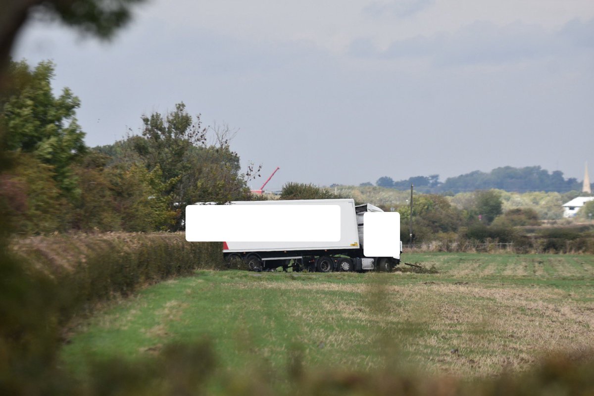 Another complex recovery this after with <a href="/CrouchRecovery/">Crouch Recovery</a> working hard to get Road back open after HGV ended up a fair distance into Road side field #a1 #Rtc #traffic