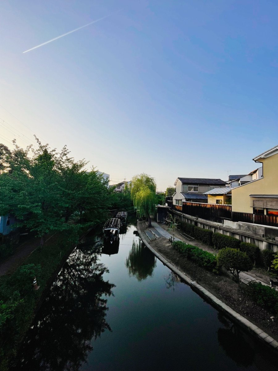 夕暮れの京都・中書島