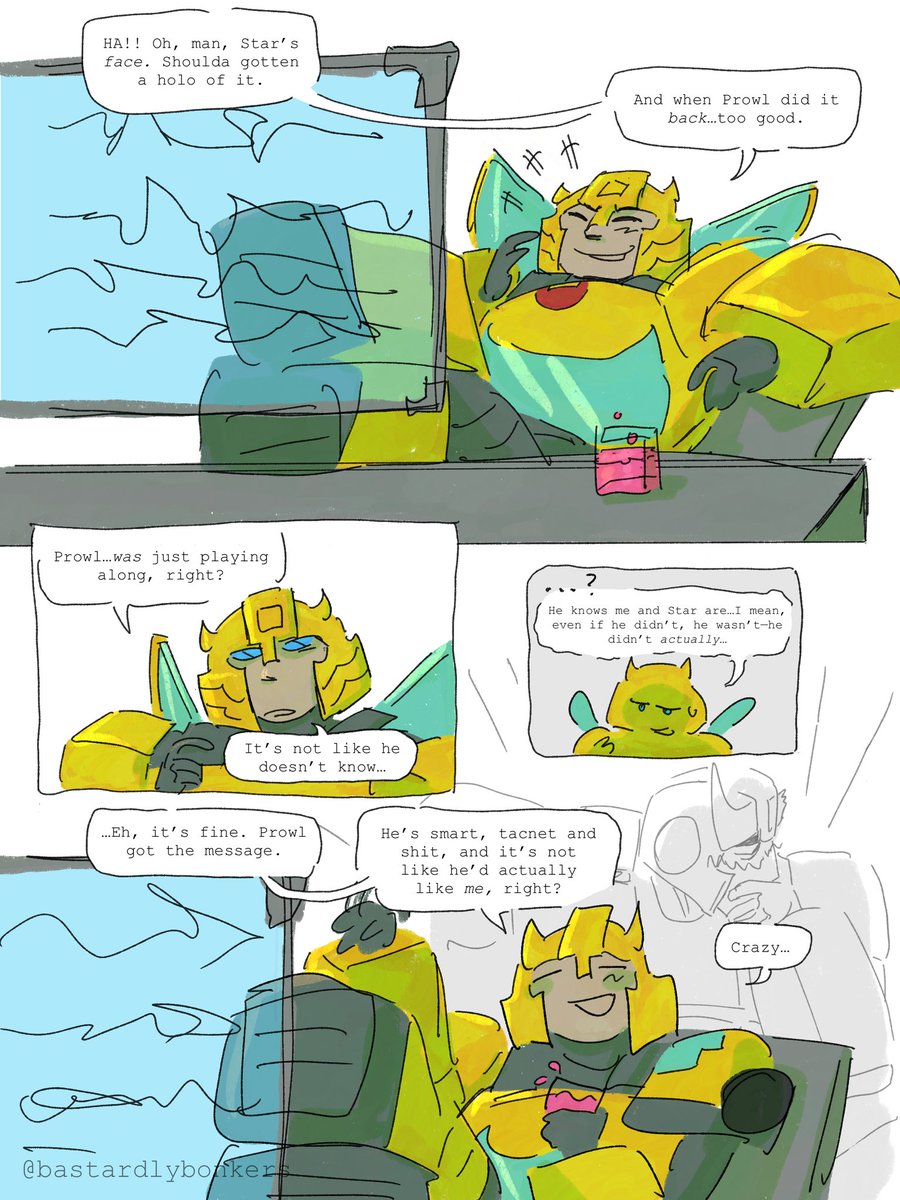 bastardlybonker's tweet photo. pt 12, bee left his braincell at home https://t.co/qjO3EsjYJy