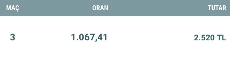 1067 oran, 3 maç. 

Bu hafta 11 kez tarih yazdık. Bu performansa tüm Golazocular buradaysa bir 3’lü daha alacağız.