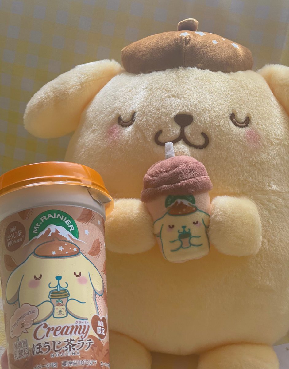 ポムポムプリン ぬいぐるみ　マウントレーニア　当選品 𝕄𝕚(み) (@ygacham): 