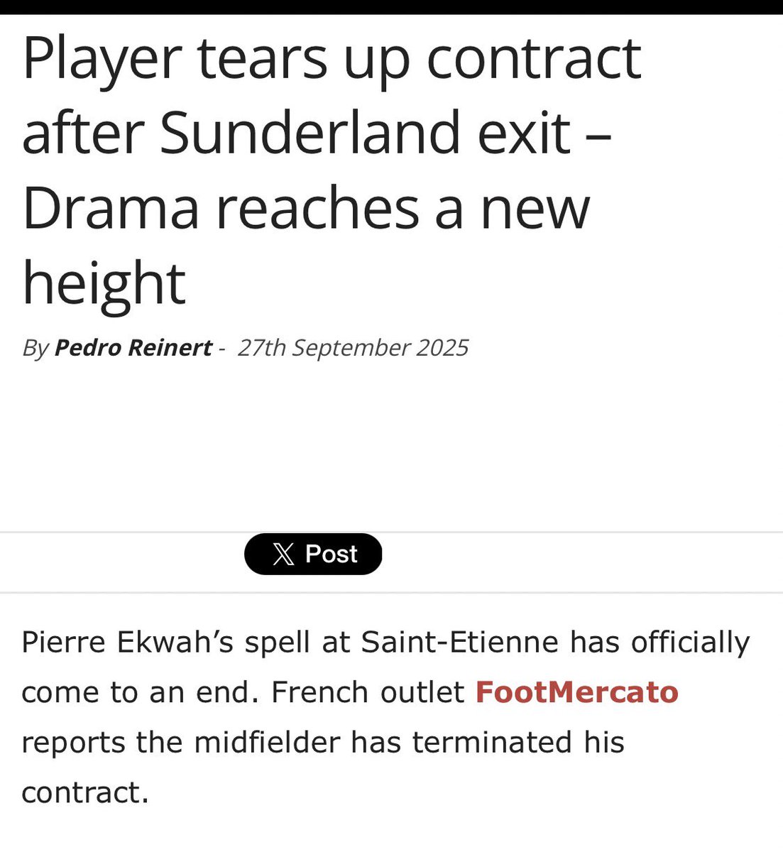 Sunderland have the chance to do something really funny here