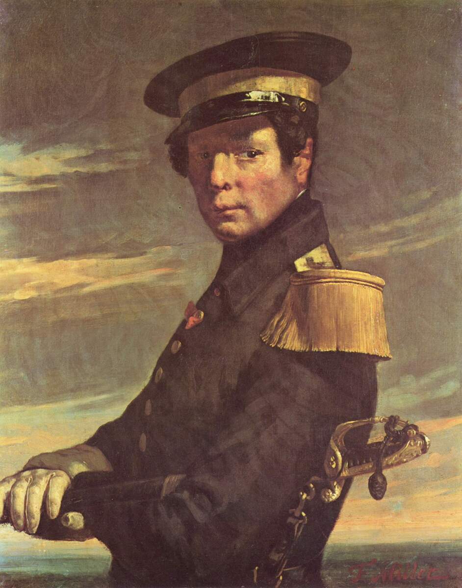 Portrait of a naval officer #artbots #millet