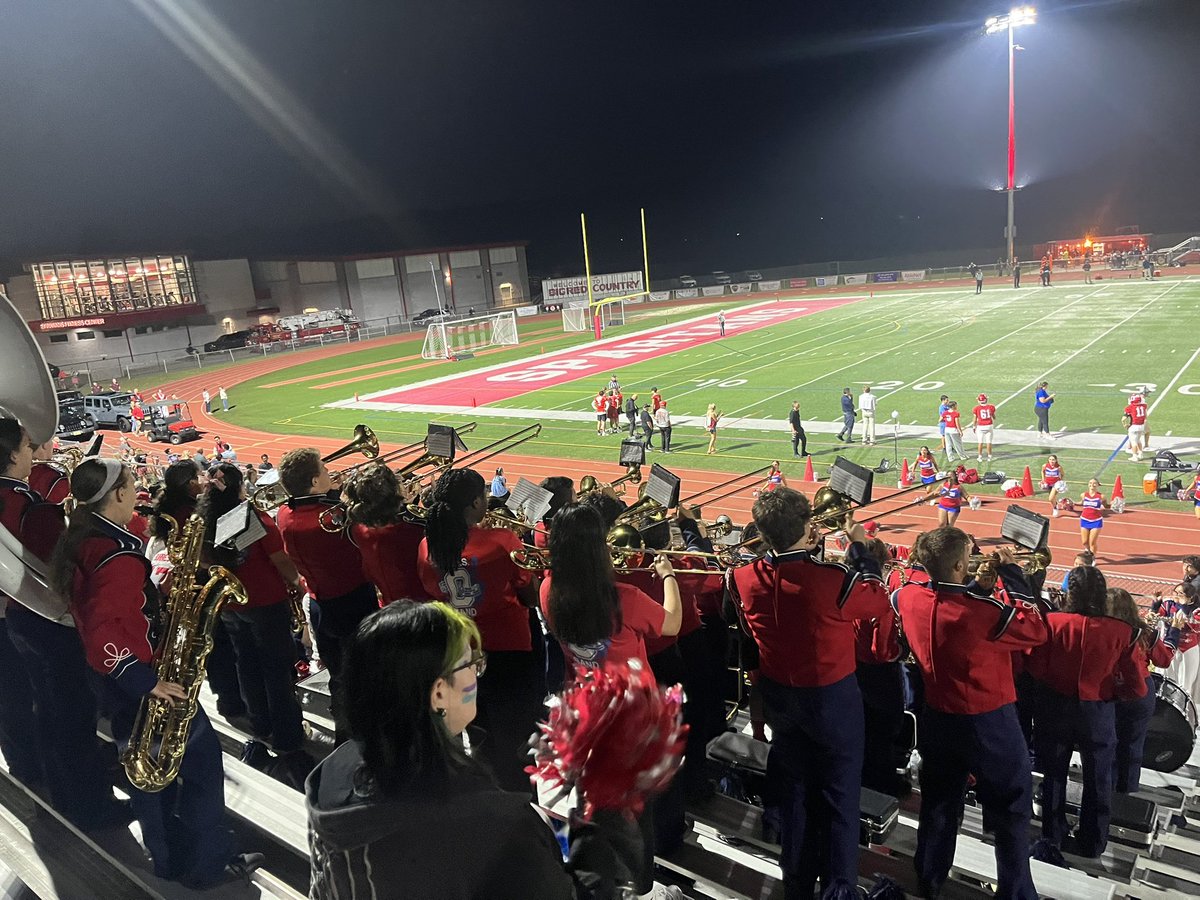Our 8th graders had a great time joining the <a href="/OceanTwpBand/">OTHS Marching Band</a> last night at the football game! Thanks for having us!!