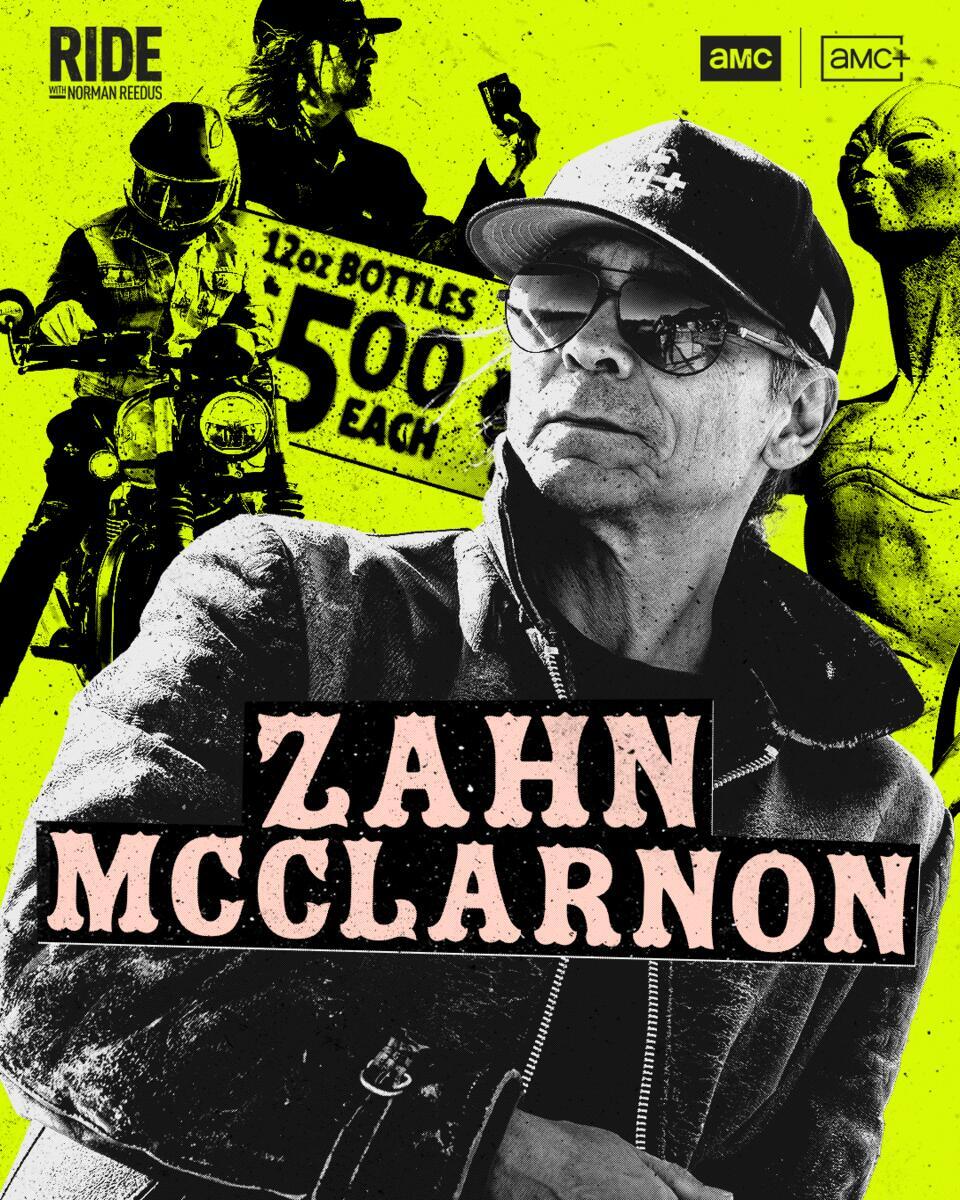 rideamc's tweet image. Change of plans—we have a new lieutenant in charge. 🔥 

@ZahnMcClarnon joins us for the season finale of #RideWithNorman TOMORROW on AMC and AMC+.