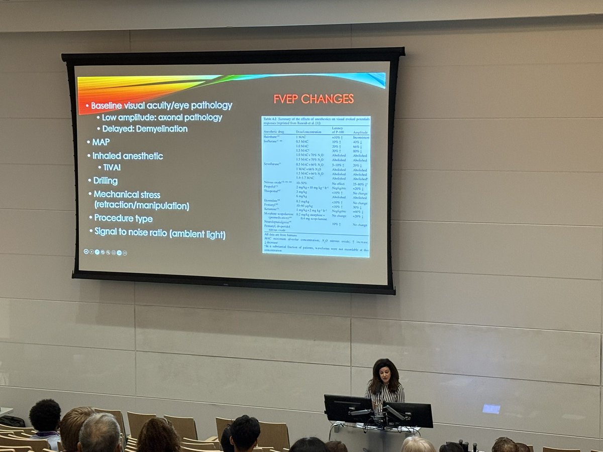 ProcircaCCN's tweet image. Dr. Anetakis on VEP considerations👓@PittNeurosurg @PittNeurology #ionm
#neurosurgery #skullbasesurgery