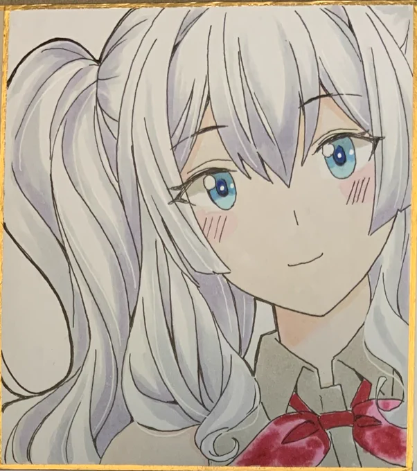 鹿島さん なんかいつも描いてる感じとだいぶ違う