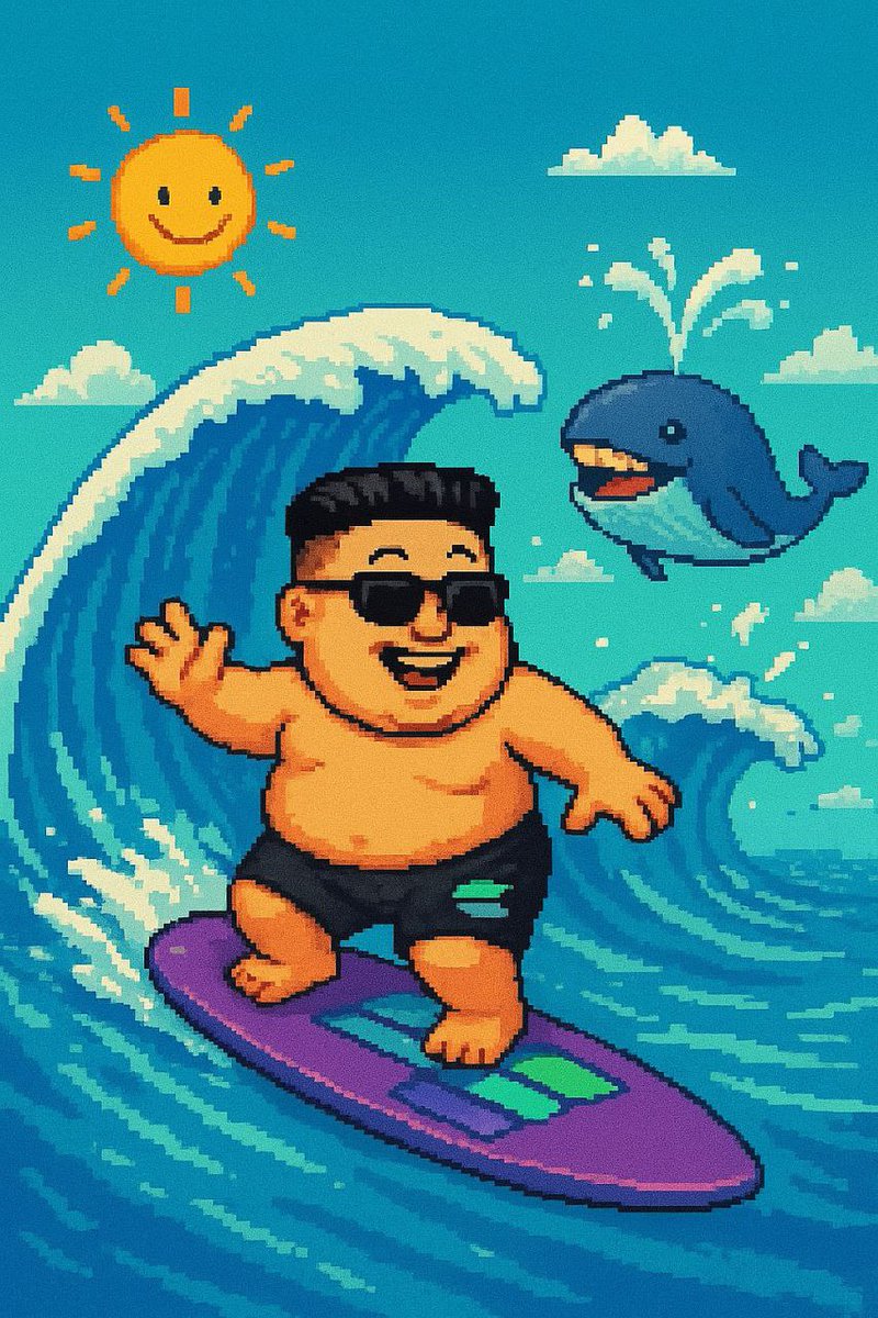 Surfing the waves of growth! 🏄‍♂️
With the Solana surfboard under my feet and the sun smiling above, I ride steady waves alongside the whale of trust and community 🐋

#KJF #SolanaGems #SolanaMeme #pumpfuncoins