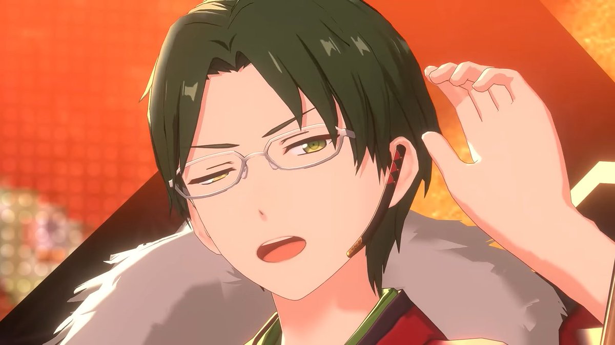 AkaconyKeito's tweet photo. @AkaconyKuro @AkaconySouma @PaperfoldFest Kemudian dia dekatkan ke telinga seakan ingin mendengar sorakan para penonton.

"Hajimaru yoi no utage neiro ni mimi sumase nani wo utau." https://t.co/PQxgmP9RAv