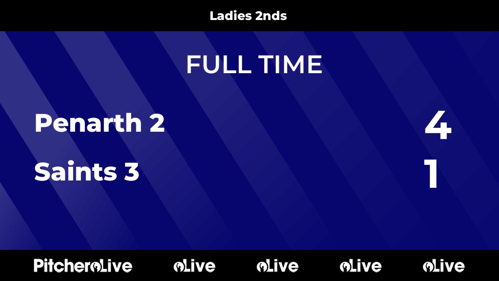 FULL TIME: Penarth 2 4 - 1 Saints 3
#PENSAI #Pitchero
penarthladieshockey.co.uk/teams/242953/m…