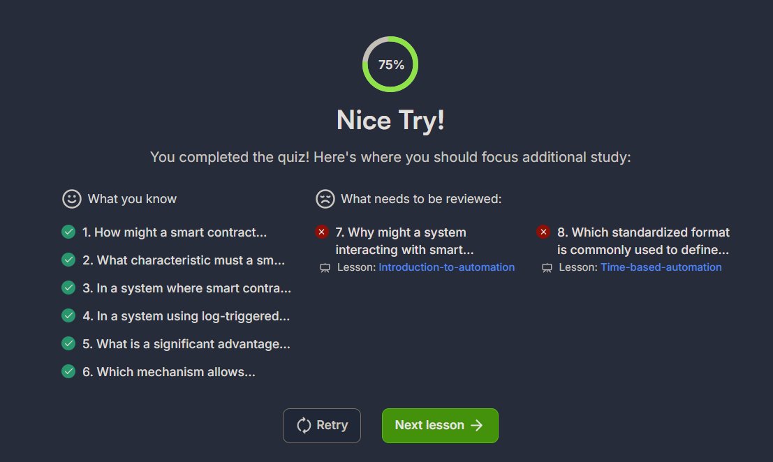 Mr_mars_hacker's tweet image. Just tried the @CyfrinUpdraft @chainlink Course test. It was pretty fun. I recommend this to everyone take this at least once no matter where you learn the chain-link concept. this one is too cool Thanks to @PatrickAlphaC
