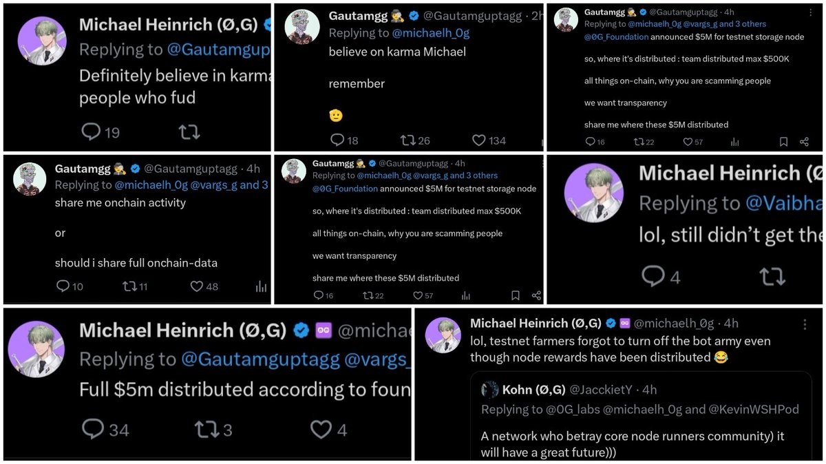 The $5M Crypto Drama: A Deep Dive Into the Controversy

◆ ◆ ◆ ◆ ◆ ◆ ◆ ◆ ◆ ◆ ◆ ◆

▫️What a Day on X Showed Me
A heated debate unfolded between
<a href="/Gautamguptagg/">Gautamgg 🕵</a> and <a href="/michaelh_0g/">Michael Heinrich (Ø,G)</a>, revealing a major conflict over transparency and a $5M fund. It’s a classic crypto clash