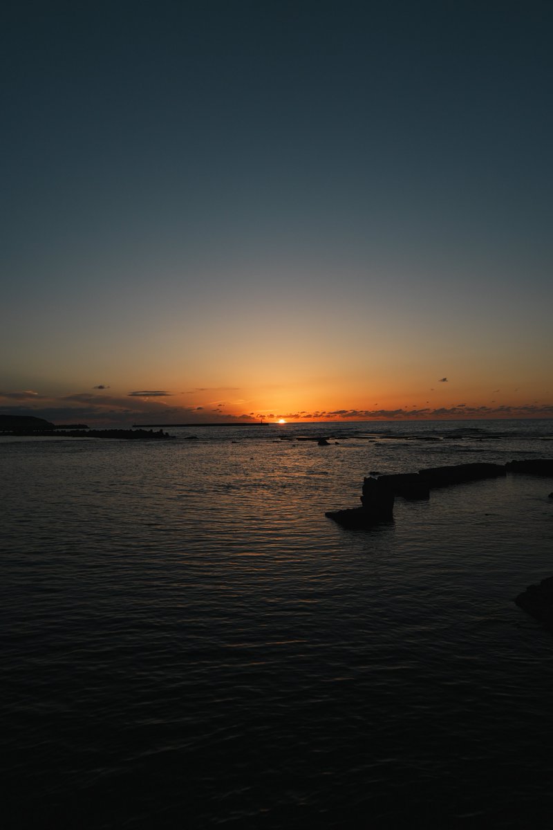 sudatch's tweet image. 新潟県柏崎市で家族写真撮影📸

山梨県民的には海に沈む夕陽は観れないので本当に来て良かった！！！！