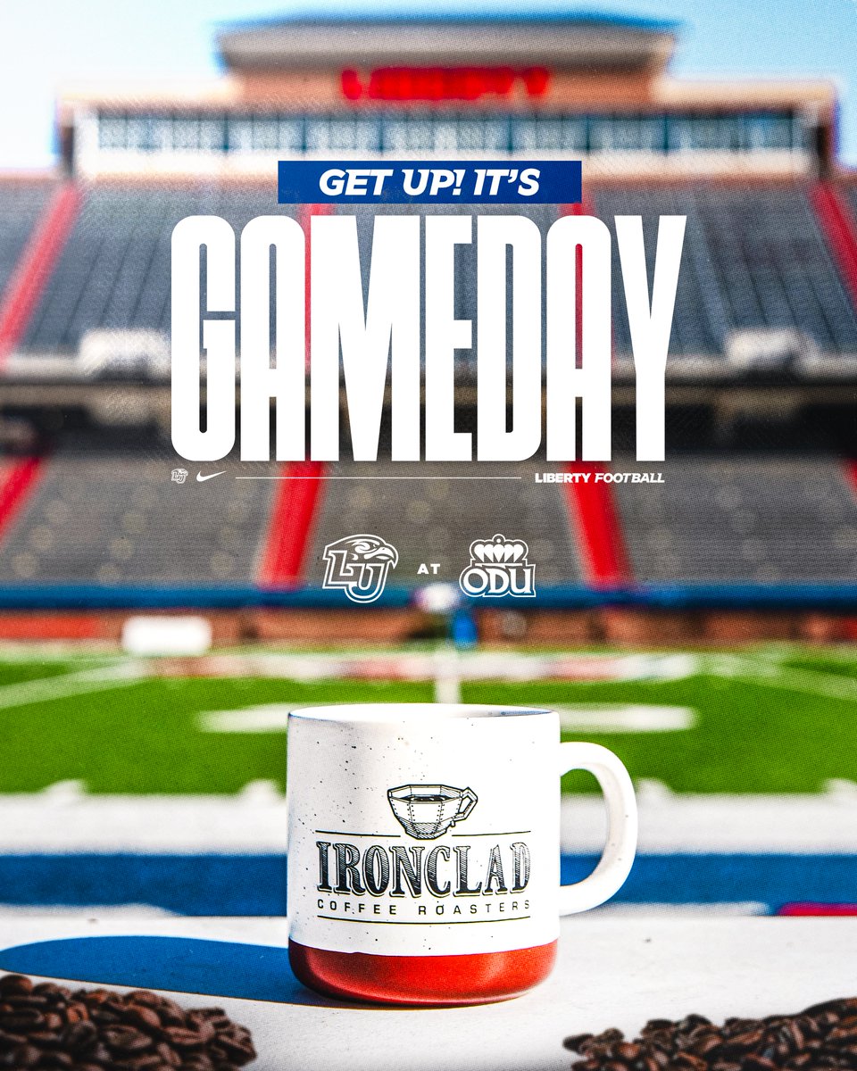 Get up, it's gameday! ☕️

<a href="/IroncladCoffee/">Ironclad Coffee Roasters & Baking Co.</a>