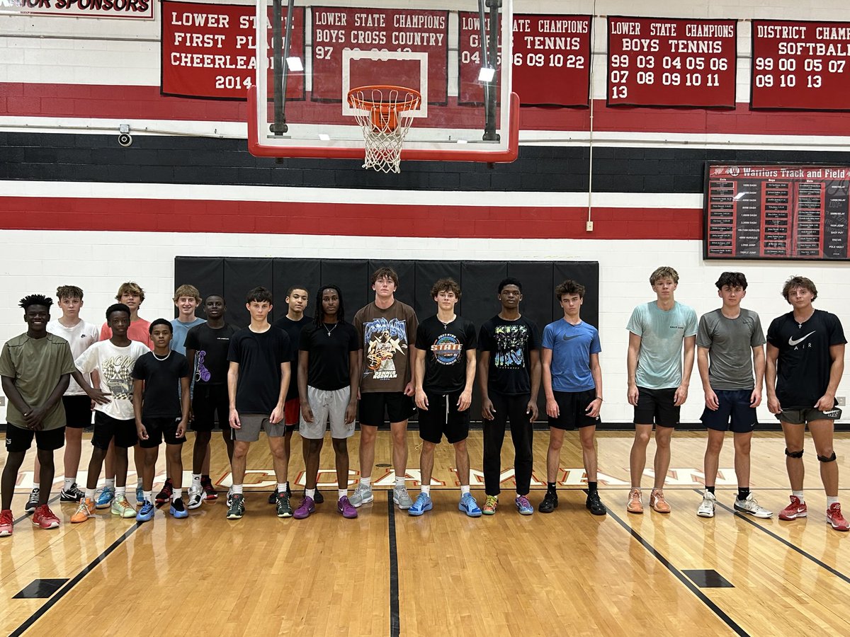 Good numbers at our September workouts. We’ve seen 28 different players. It’s been really cool seeing the enthusiasm of our MS guys.