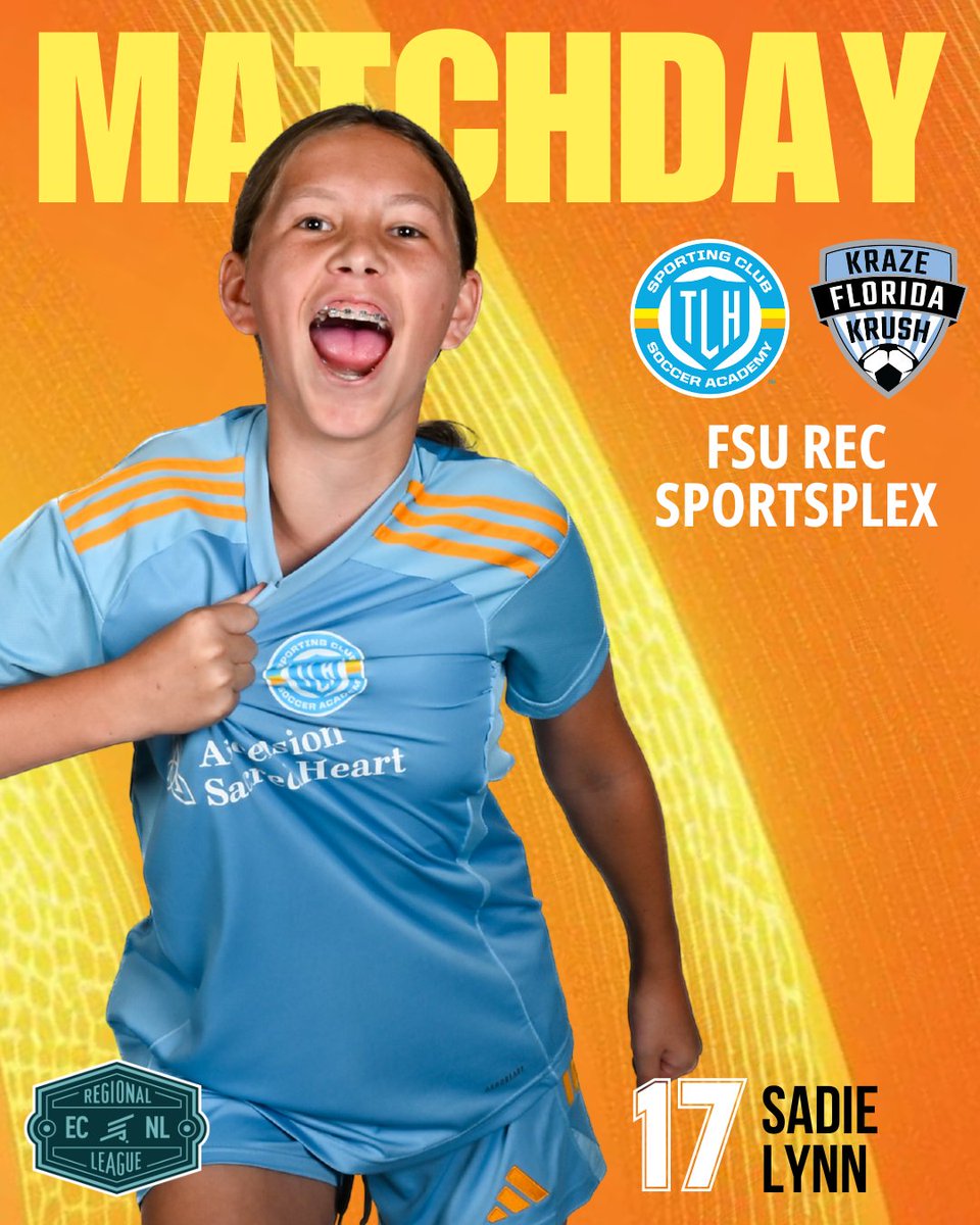 ⚽ ECNL RL MATCHDAY ⚽

All six of our Girls ECNL RL teams are in action today at the FSU Rec SportsPlex against Florida Kraze Krush.

Let’s Go Girls!!

#SportingTLH
#TallahasseeSoccer
#WeAreSportingTallahassee