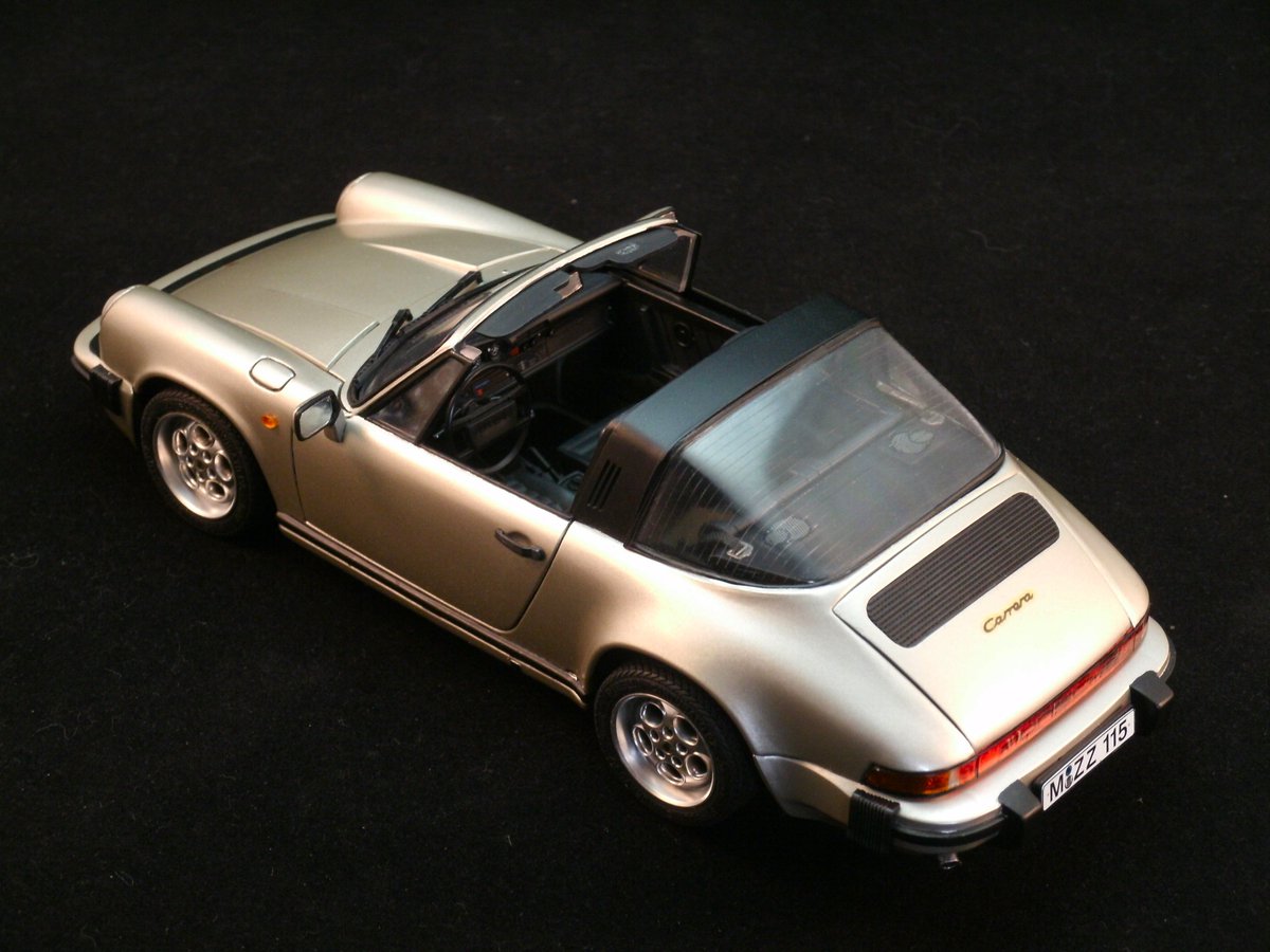 HirakawaDavid's tweet image. 1984 Porsche Carrera Targa. Painted with Titanium Silver.
1984年型ポルシェ カレラ タルガ。
塗装はチタニウムシルバー。
#Porsche
#Revell
#Scalemodel