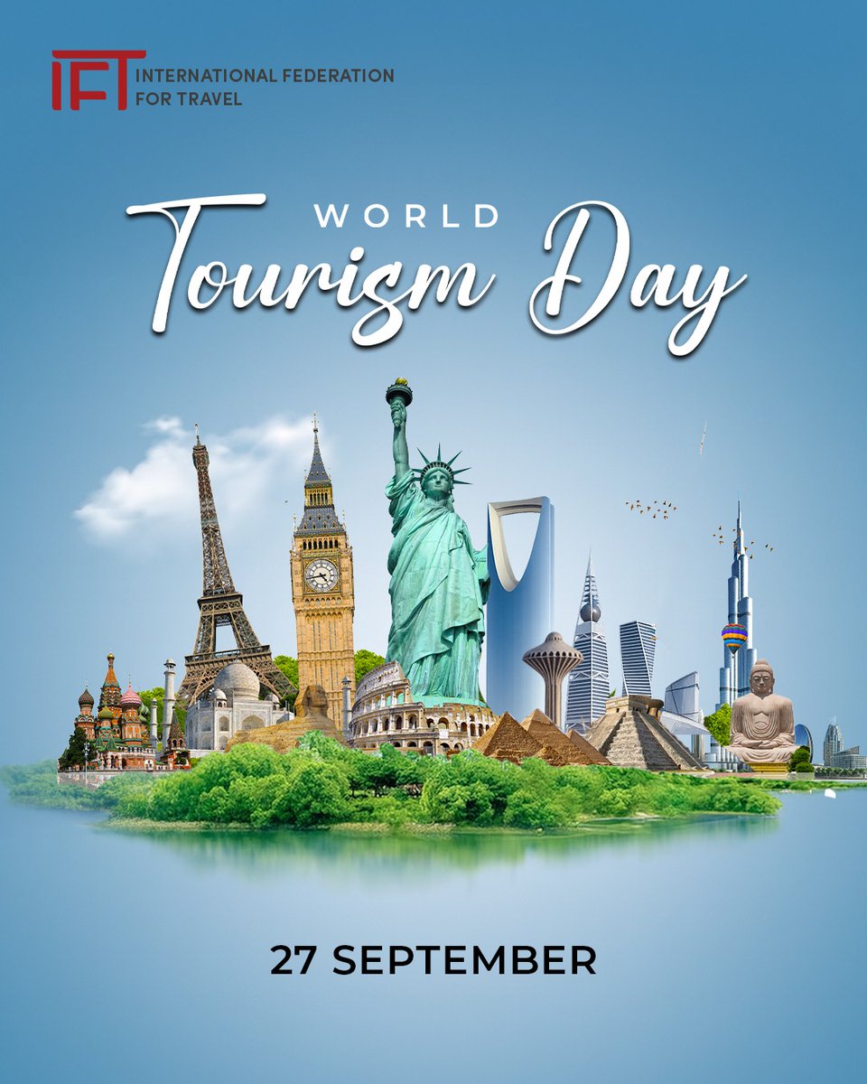 IFTmena's tweet image. 🌍 Today we celebrate #WorldTourismDay — a reminder that tourism drives growth, connects cultures, and supports sustainable transformation. ✈️✨

#Tourism #SustainableTourism #Travel #MENA