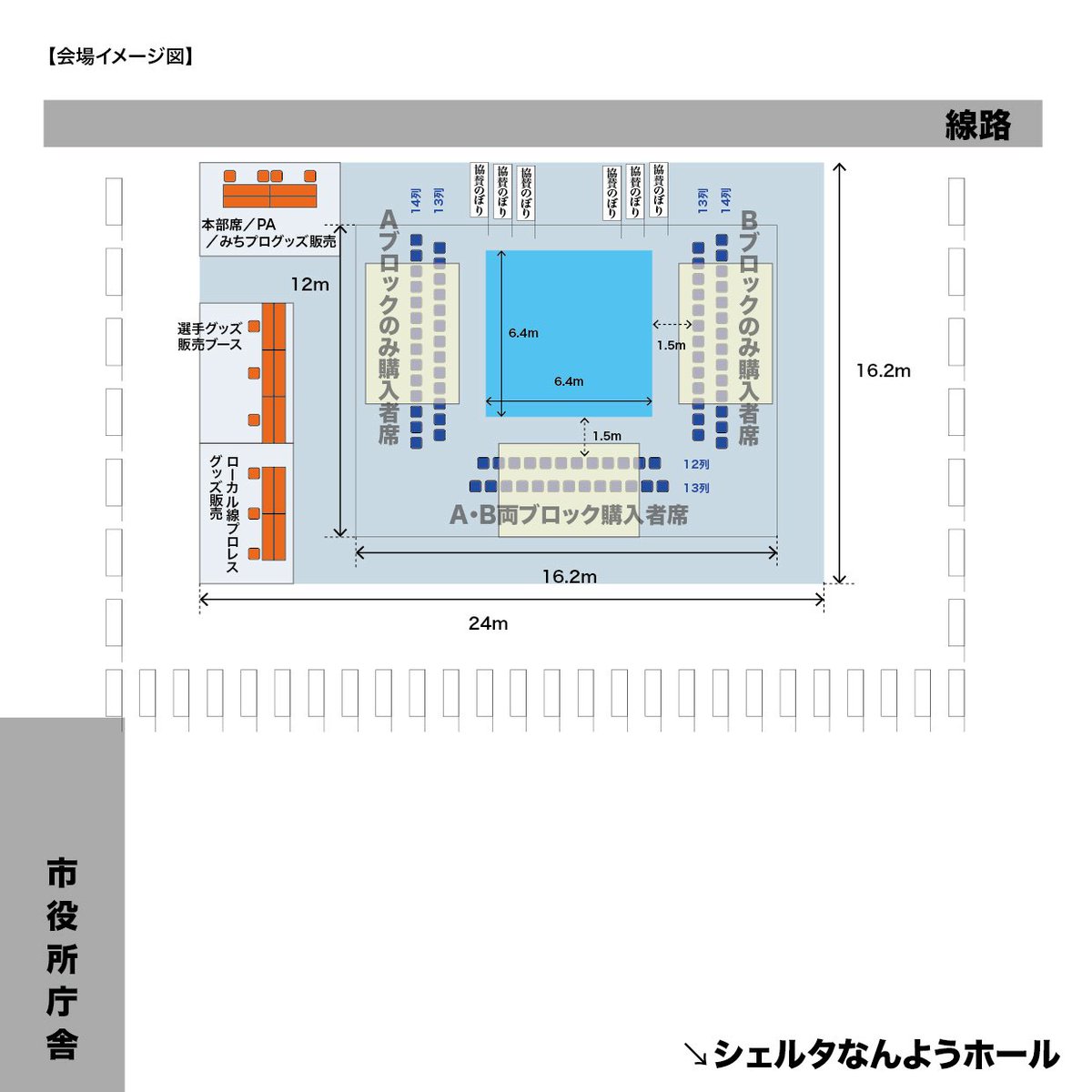 2015年第1回開催「元祖」ローカル線プロレス実行委員会 (@pwllsince2015) on Twitter photo 