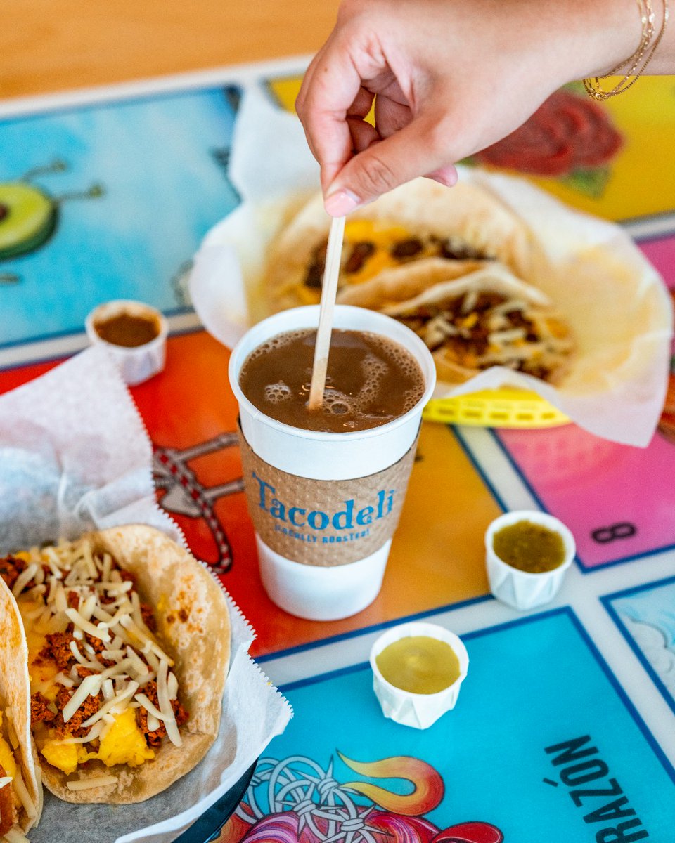 tacodeli's tweet image. This is our way of saying, good morning ☕