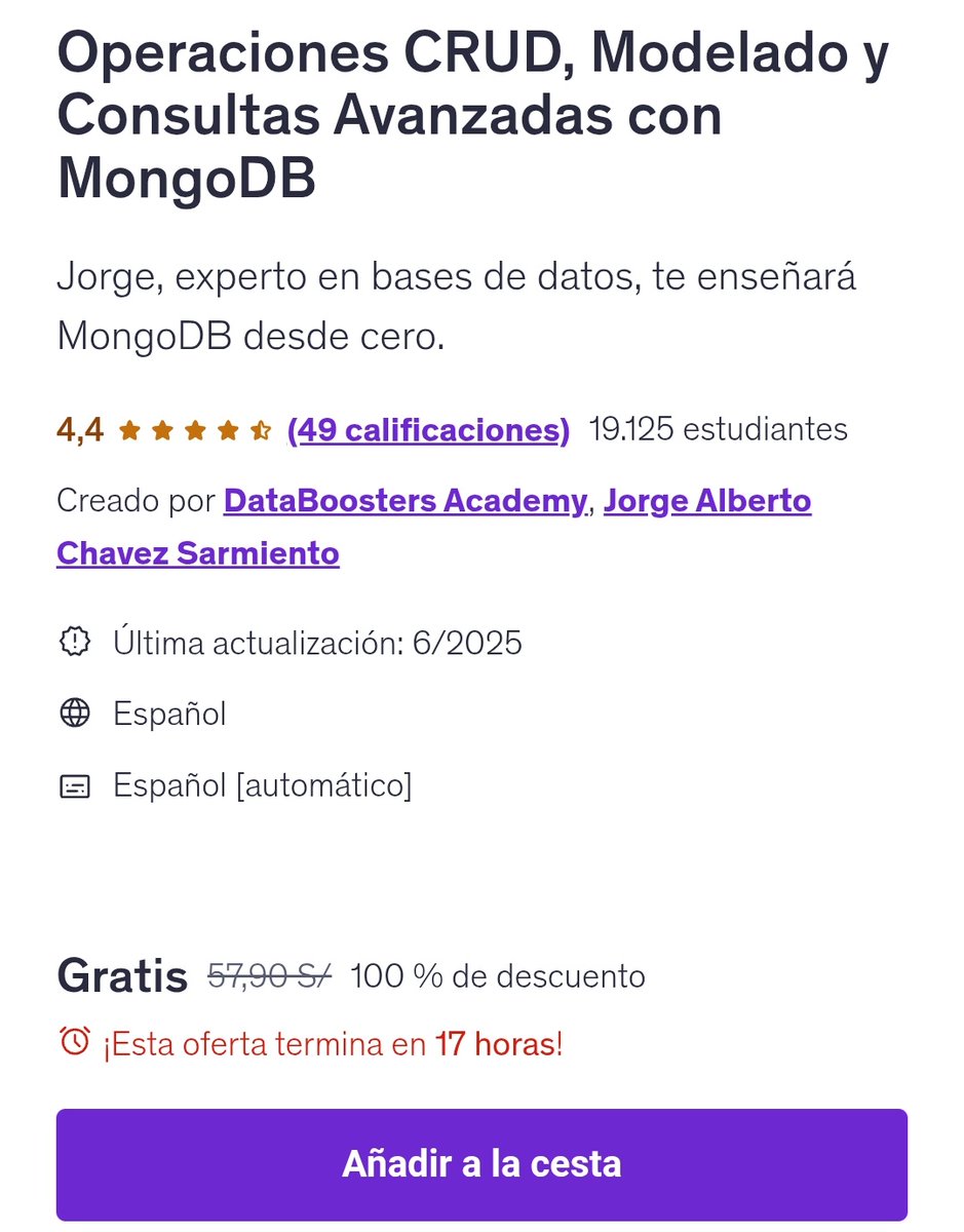 elcdc_'s tweet photo. Operaciones CRUD, Modelado y Consultas Avanzadas con MongoDB

.
.
.
.
.
https://t.co/N76H65um8l https://t.co/ZOMYJWrYV1
